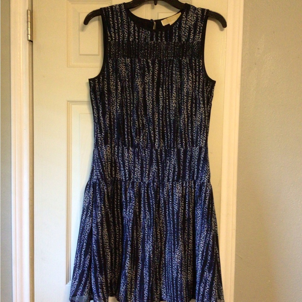 💸30%Off2🛒 Michael Kors blue white dress